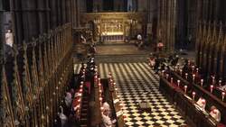 Politicians depart Westminster Abbey following Florence Nightingale service News Clip