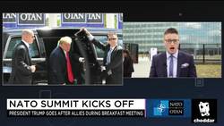 Trump Wastes No Time Attacking Allies at NATO Summit News Clip