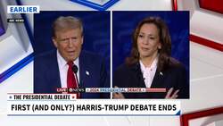 'They're eating the dogs': Trump amplifies false claim about migrants eating pets during debate News Clip
