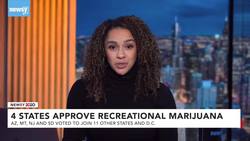 4 States Approve Recreational Marijuana News Clip