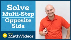Master Solving a multi step equation with the variable on opposite sides Instructional Video