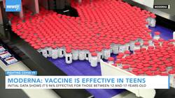 Moderna Says Data Shows Its COVID-19 Vaccine Is 96% Effective In Teens News Clip