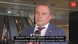 Russian MP Peter Tolstoy on India-Russia ties ahead of P-20 summit in Delhi News Clip
