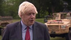 Interview with Boris Johnson as he visits New Normandy Barracks in Aldershot News Clip