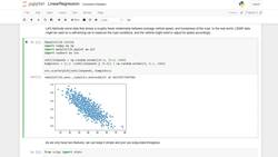 Create a computer vision system using decision tree algorithms to solve a real-world problem : [Activity] Linear Regression in Action Instructional Video