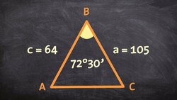 How to find the area of an oblique triangle Instructional Video