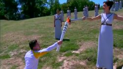 Olympic flame lit in Greece News Clip