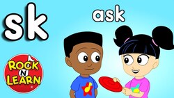 SK Consonant Blend Song and Practice Instructional Video