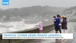 Tropical Storm Henri Makes Landfall, Bringing Harsh Weather With It News Clip