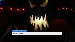 Halloween fun with lights instead of frights and friendly dinosaurs News Clip