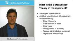 Bureaucracy theory Instructional Video