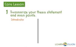 Writing an Effective Conclusion for Your Essay Instructional Video