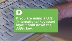 How to Get the Euro Sign on a Keyboard Instructional Video