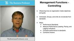 Control Function of Management Instructional Video