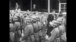 Nazi Army Overthrows Denmark Stock Footage