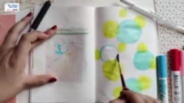 Creating Beautiful Backgrounds with Brush Pens