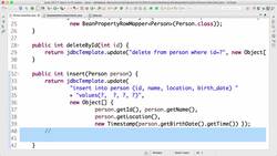 Master Hibernate and JPA with Spring Boot in 100 Steps - Step 11 - Implementing Insert and Update Spring JDBC Update Methods Instructional Video