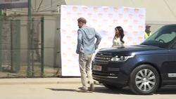 The Duke and Duchess of Sussex arrive at youth employment centre News Clip