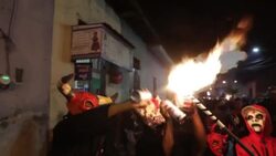 CLEAN : Nicaraguans celebrate traditional horror festival ahead of Halloween News Clip