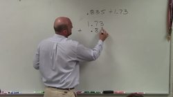 Adding three digit decimals Instructional Video