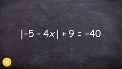 Solving an Absolute Value Equation with no Solution - Free Math Videos Instructional Video