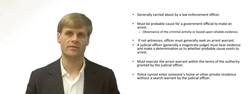 Process for Arresting a Suspect Instructional Video