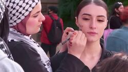 CLEAN : Thousands protest in Sydney in support of Palestinians News Clip