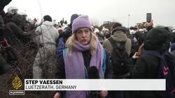 Germany mine protest: Government plans to demolish village News Clip