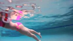 How to Do Water Aerobics Flutter Kicking Instructional Video