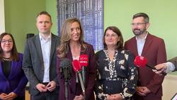 Social Democrat leader returns from maternity leave News Clip