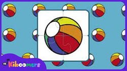 Ball First Words Baby Learning | The Kiboomers | Toddlers | Babies | Educational baby lullaby Instructional Video