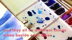 Monochrome Painting with Blue - Timelapse Watercolor Painting - Moonlight Film Still Instructional Video