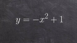 Graphing a quadratic function in standard form Instructional Video