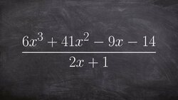 Applying synthetic division when your divisor is a fraction Instructional Video
