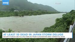 Japan Storms Kill 50 People, Soldiers Pull Survivors From Floodwaters News Clip
