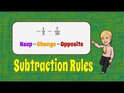 Rules for Subtracting Rational Numbers Instructional Video