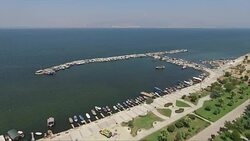 Fisherman Boats drone Shooting, ship, drone Stock Footage