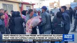 Pope Francis calls for investigation to determine if Israel's attacks in Gaza constitute 'genocide' News Clip