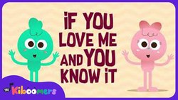 If You Love Me and You Know It | Valentine Song | The Kiboomers Instructional Video