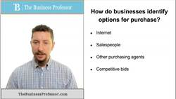 How Business Identify Options for Purchase Instructional Video