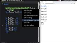 HTML CSS and JavaScript for Beginners - A Web Design Course - CSS Inline Style Instructional Video