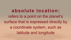 Absolute and Relative Location Instructional Video