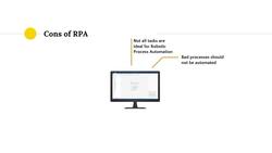 Robotic Process Automation - UiPath RPA Developer Masterclass - RPA - Cons (Disadvantages) Instructional Video