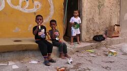 Palestinian refugees' stories shared through graffiti News Clip