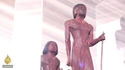 Egypt unveils scores of ancient coffins, statues found in Saqqara News Clip