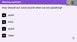Explaining why you agree with an opinion Instructional Video