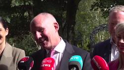 Presidential candidate Jim Gavin speaks to the media News Clip