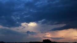 Cloudscape Dusk Stock Footage
