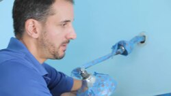 How to Protect a Bathroom before Painting Instructional Video