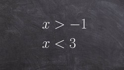 Learn how to graph a system of linear inequalities of two vertical boundary lines Instructional Video